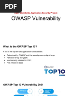 OWASP Vulnerability