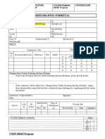 Shop Drawing Submittal: Project: Employer: Undp LTA/Site Engineer: MERP Program Contractor