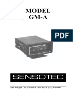 Manual Control Sensotec