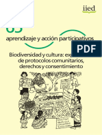 Biodiversidad y Cultura: Exploración de Protocolos Comunitarios, Derechos y Consentimiento