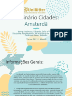 Seminário Cidade - Amsterdã - Andressa Moysés Wagner