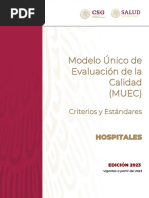 Evaluación de Calidad en Salud: MUEC | PDF | Cuidado de la salud ...