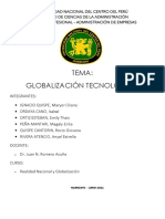 Monografía (Grupo 05) - Globalización Tecnológica