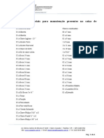 Lista Materiais - CAIXA DE FERRAMENTAS