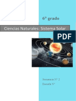 6° Cs. Naturales. Sistema Solar.