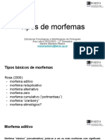 Tipos de Morfemas