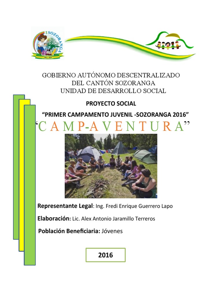 Campamento Juvenil Sozoranga 2016 | PDF