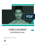 3300 Calories Diet Plan by Guru Mann