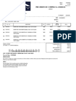 No Autorizado: Pre-Orden de Compra No 13024414