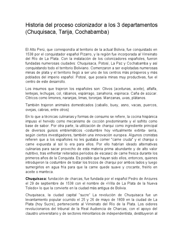 Historia de Bolivia PDF