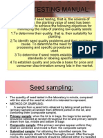 Seed Testing Manual