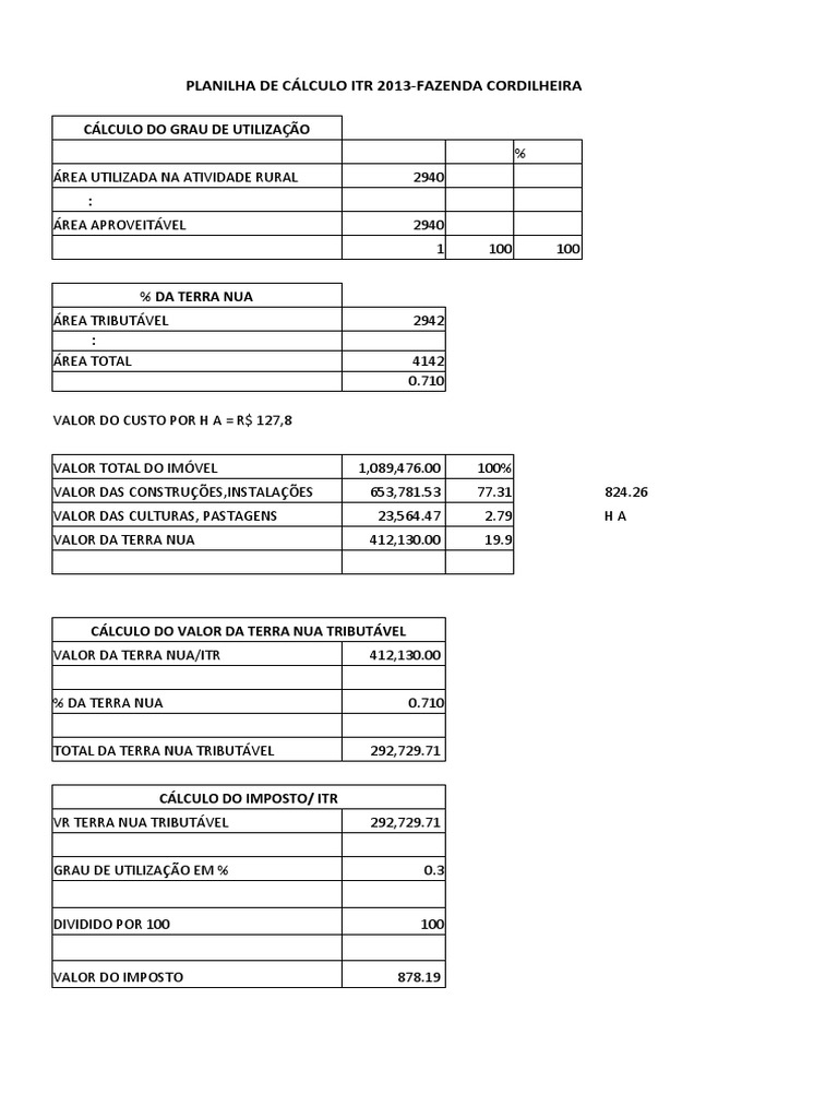 Cálculo Itr | PDF