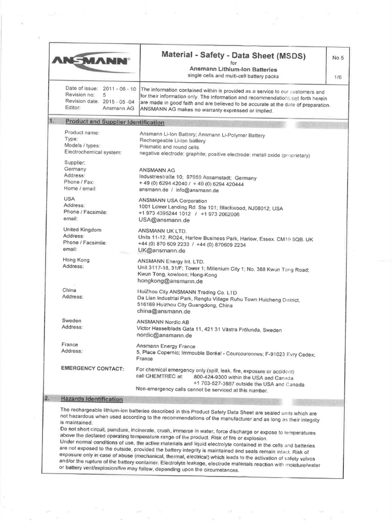 MSDS DK12090 