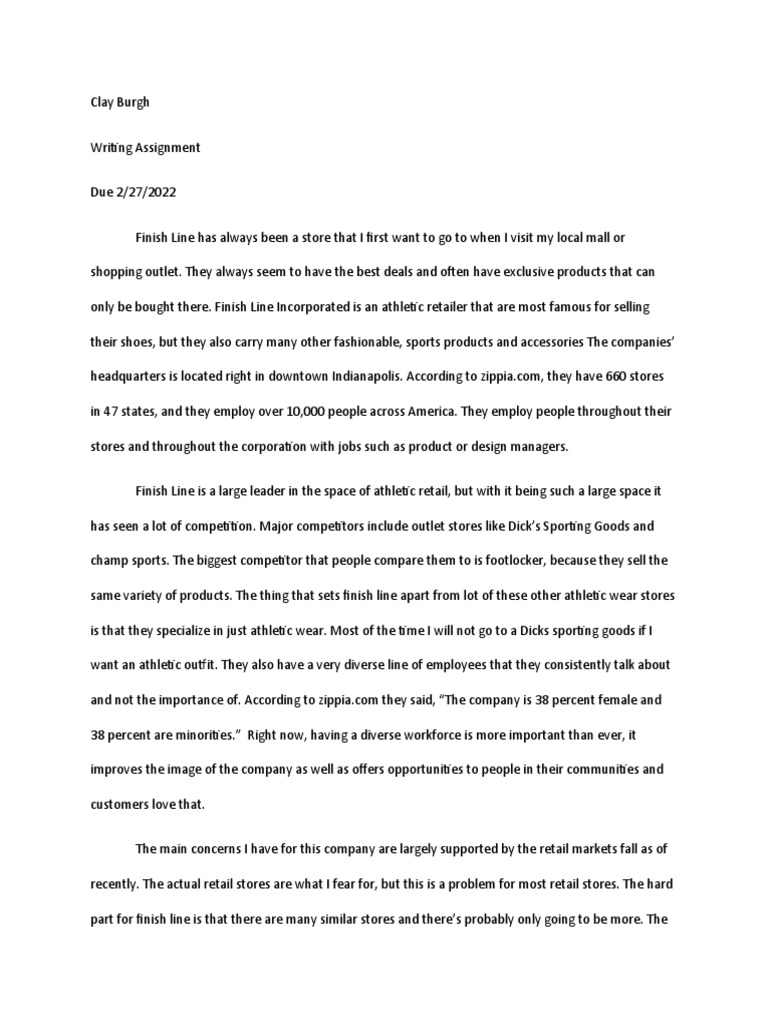 Writing assignment 1 pdf