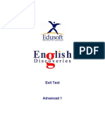 Exit Test Advanced 1