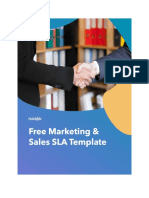 Marketing & Sales SLA Template