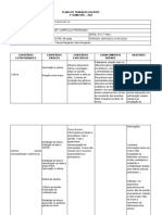 Plano de Trabalho Docente 2º SEMESTRE - 2022