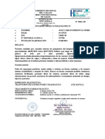 Informe Medico Psiquiátrico