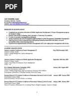 Arif Abdullah Resume Canada