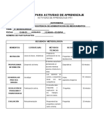 Sesión de Aprendizaje (BIOSEGURIDAD)