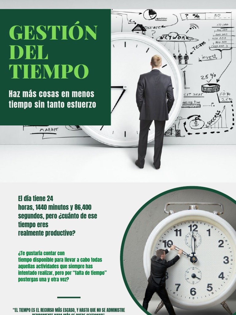 Curso de Gestión Del Tiempo | PDF | Gestión del tiempo | Habilidades ...