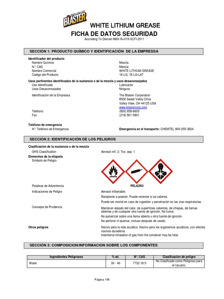 NAPA White Lithium Grease Overview | PDF