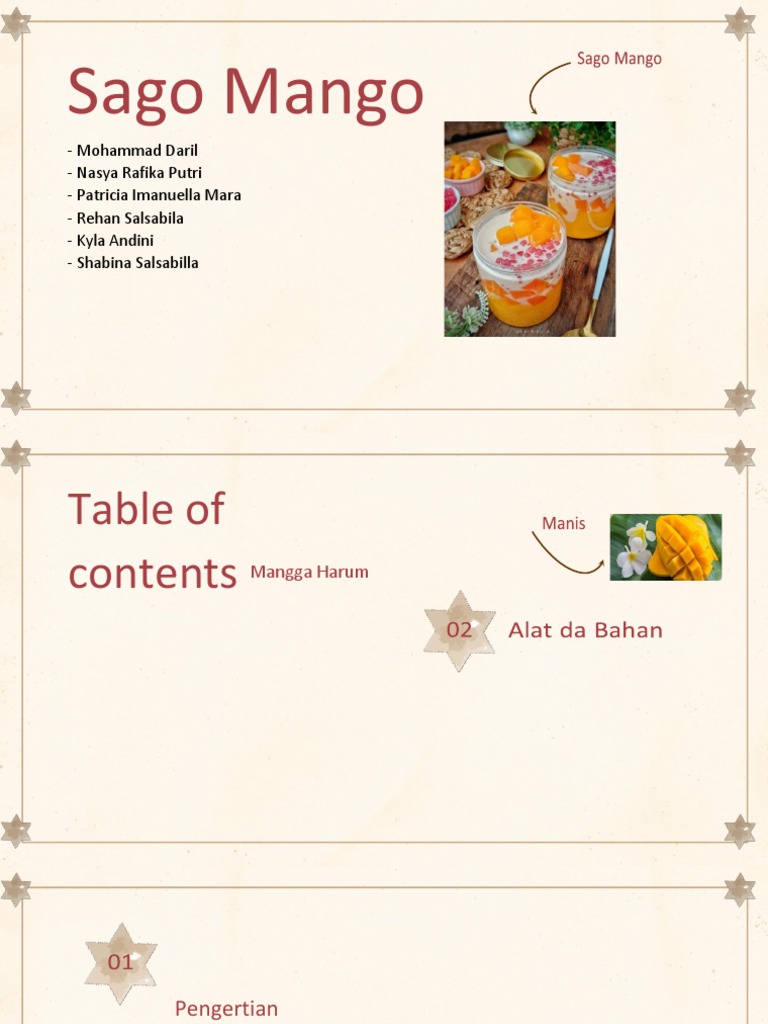 Kelompok 4 - Sago Mango | PDF