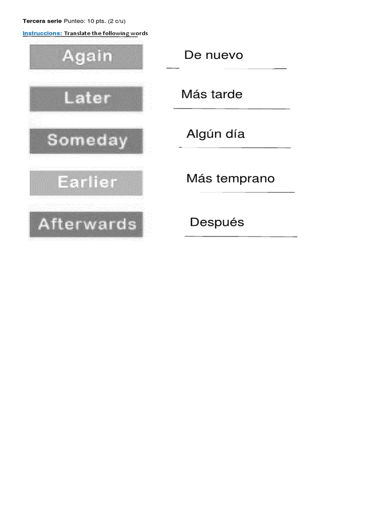 Primero Basico Inglés | PDF
