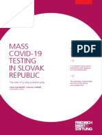 Mass COVID-19 Testing in Slovak Republic