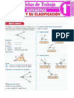 Los Angulos y Su Clasificacion para Primer Grado de Secundaria