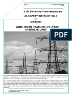 NSI 04 and Guidance - Work On or Near High Voltage Overhead Lines - Issue 9