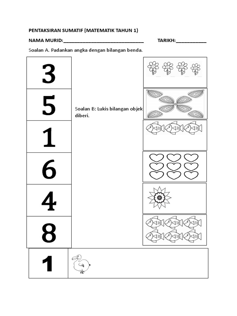 Matematik Tahun 1 Pdf