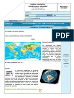 Agenda Proyecto 7 Semana 2, Ee - Ss. 8vo Año.