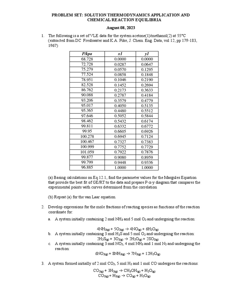 ps-nos-3-4-solution-thermodynamics-application-and-chemical-reaction