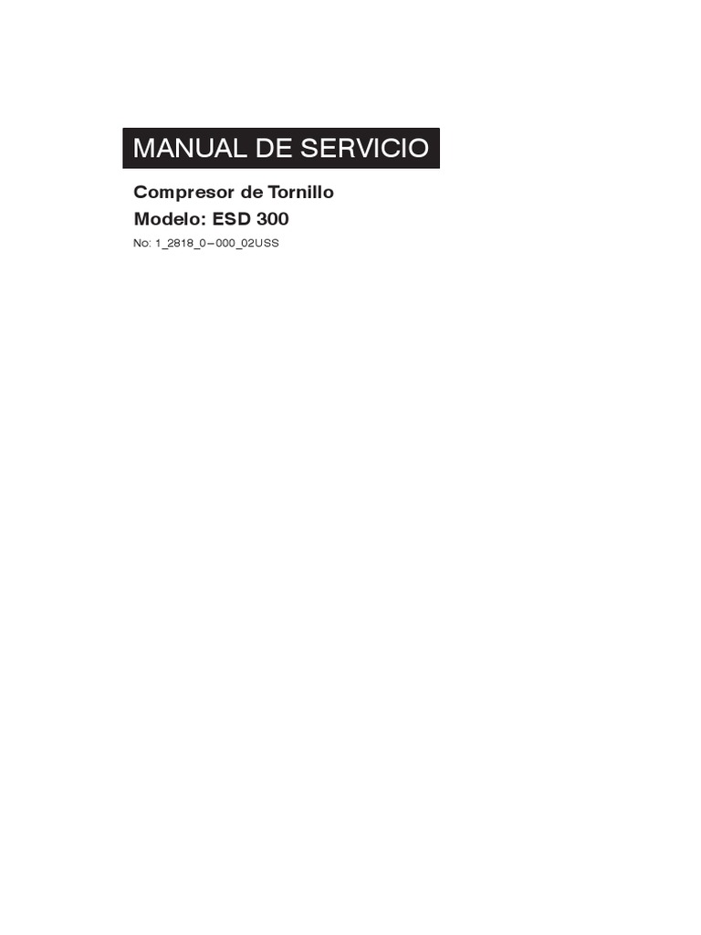 Manual ESD300 PDF