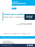 Fluidoterapia en Pediatría
