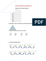 Examen Ii Bimestre de Matematicas