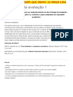 Enunciado Da Avaliação 1 - Mercado Financeiro e de Capitais (IL60082)