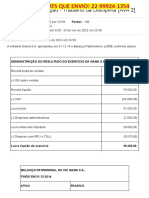 Entrega Da Avaliação - Trabalho Da Disciplina [AVA 2] Demonstrações Contabeis