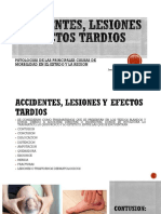 Accidentes, Lesiones y Efectos Tardios