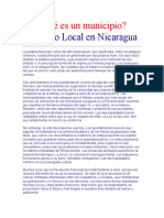 Qué Es Un Municipio en Nicaragua