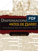 Dispensacionalismo Antes de Darby William C Watson