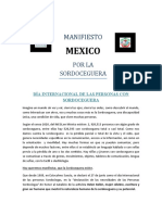 Manifiesto Mexico 2023 Propuesta