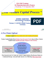 The Venture Capital Process ": ESA SME Training Course B: Financing Innovative Projects