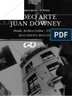 Video Arte de Juan Downey Selección de 14 0bras Transcripción Notas MACARENA - MOLINA - DUFFLOCQ