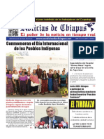 Periódico Noticias de Chiapas, Edición Virtual Jueves 10 de Agosto de 2023