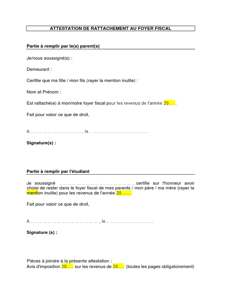 attestation-de-rattachement-au-foyer-fiscal-pdf