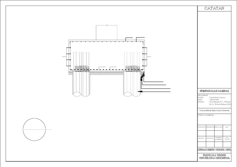Detail Pile Cap | PDF | Teknologi & Rekayasa