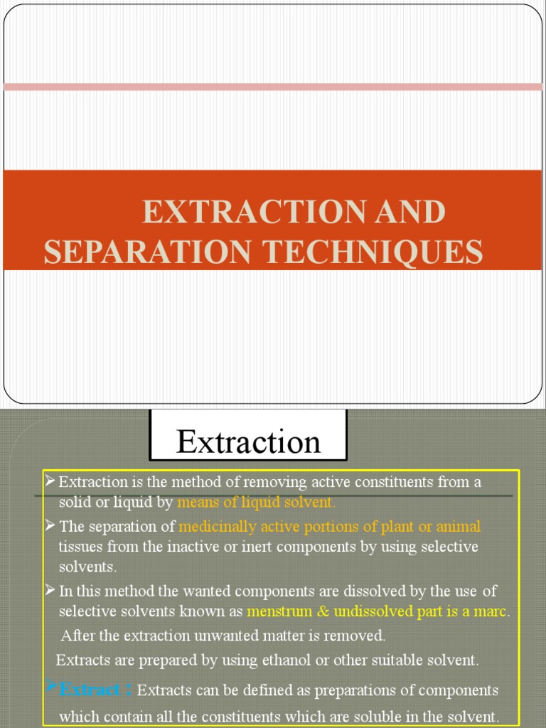 Extraction-160805115400 2 | PDF | Supercritical Fluid | Solubility