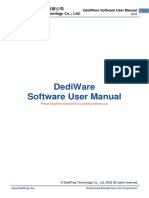 Dediware - User Manual - EN - V3.0